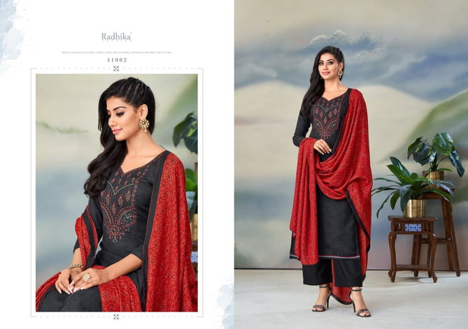 Radhika Sumyra Gulnaaz Pashmina Winter Wear Wholesale Dress Material Collection